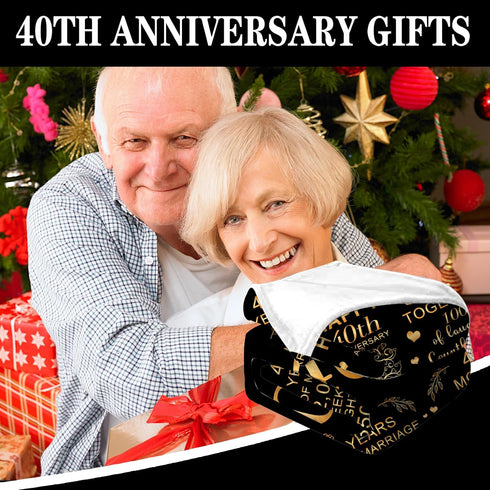 Golden Wedding Anniversary Blanket A Perfect Gift for Your Parents